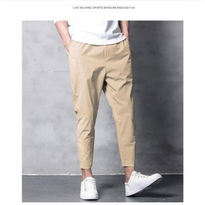 テーパード パンツ 九分丈 ボトムス ストレッチ 夏 メンズ 薄手 涼しい カジュアル きれいめ ストレッチパンツ パンツ サルエルパンツ |  | 08