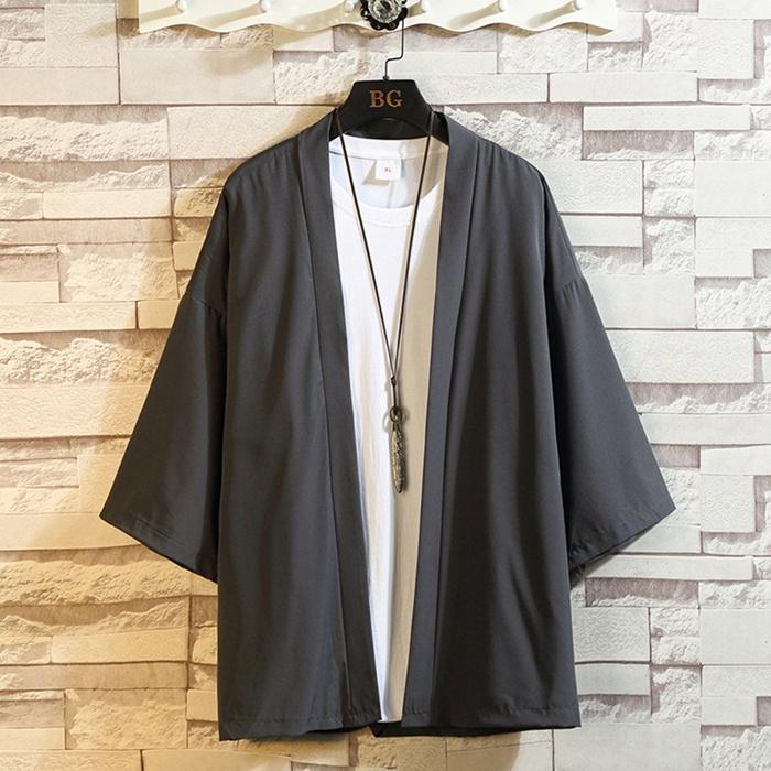 カーディガン メンズ 七分袖 薄手 夏用 アウター 羽織 上着 夏 カットソー トップス コーデ ファッション 父の日 プレゼント メンズファッション |  | 07