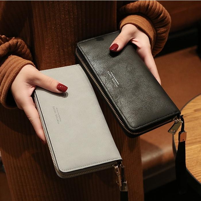 財布 長財布 即納 レディース 小銭入れあり レザー 機能的 お財布 女性用 ファスナー 大容量 レザー ロングウォレット カード収納 代引不可 |  | 05