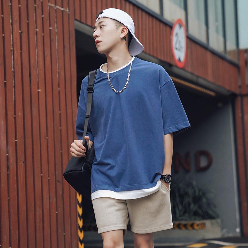 Tシャツ メンズ 重ね着風 半袖Tシャツ トップス クルーネック 半袖 ティーシャツ カジュアル おしゃれ ファッション 夏 代引不可 |  | 15