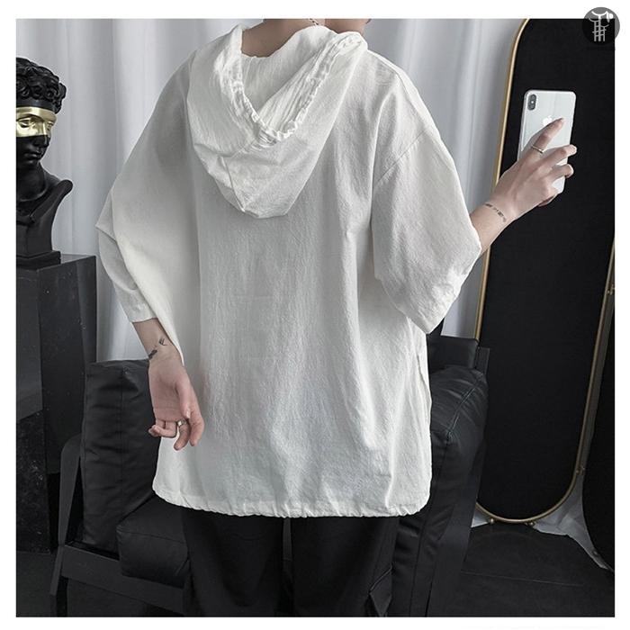 パーカー 半袖パーカー プルオーバー メンズ ゆったり パーカ トップス 無地 トップス カットソー 半袖 肌触り 部屋着 ルームウェア |  | 13