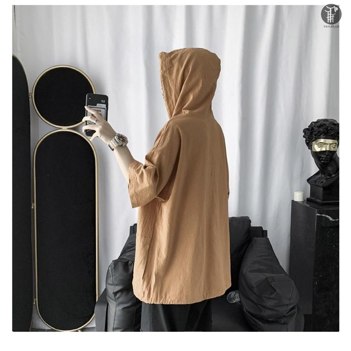 パーカー 半袖パーカー プルオーバー メンズ ゆったり パーカ トップス 無地 トップス カットソー 半袖 肌触り 部屋着 ルームウェア |  | 07