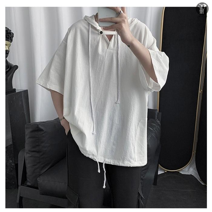 パーカー 半袖パーカー プルオーバー メンズ ゆったり パーカ トップス 無地 トップス カットソー 半袖 肌触り 部屋着 ルームウェア |  | 12