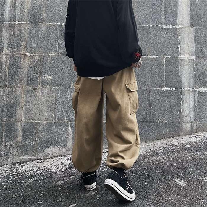 カーゴパンツ 作業着 ワイド ダンスパンツ ワークパンツ メンズ カジュアルパンツ メンズ ボトムス ロングパンツ ゆったり |  | 06