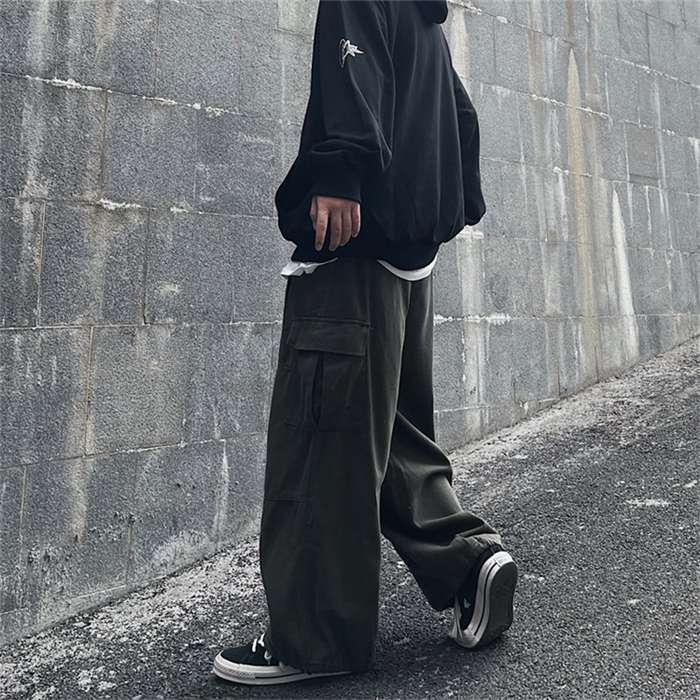 カーゴパンツ 作業着 ワイド ダンスパンツ ワークパンツ メンズ カジュアルパンツ メンズ ボトムス ロングパンツ ゆったり |  | 09