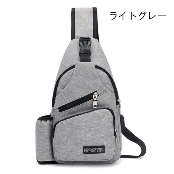 バッグで携帯充電 在庫あり 即納 USBが差せる ボディバッグ 男女兼用 ワンショルダーバッグ メンズ ショルダーバッグ レディース 代引不可 |  | 09