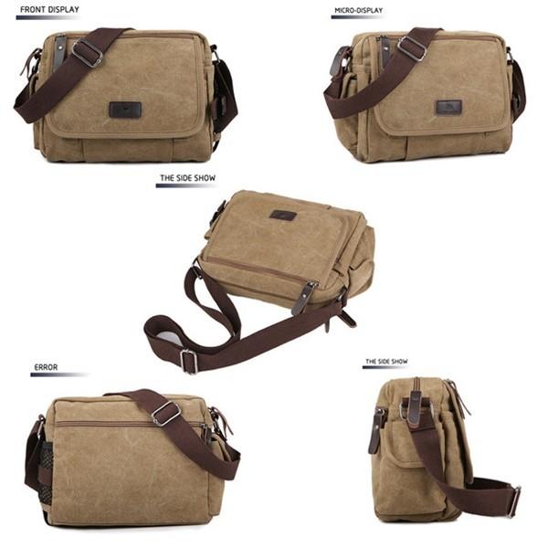 ショルダーバッグ 斜めがけバッグ 肩がけ ミリタリー 2way キャンバス カジュアル アウトドア 人気 ズック 大容量 通勤 通学 収納 |  | 06
