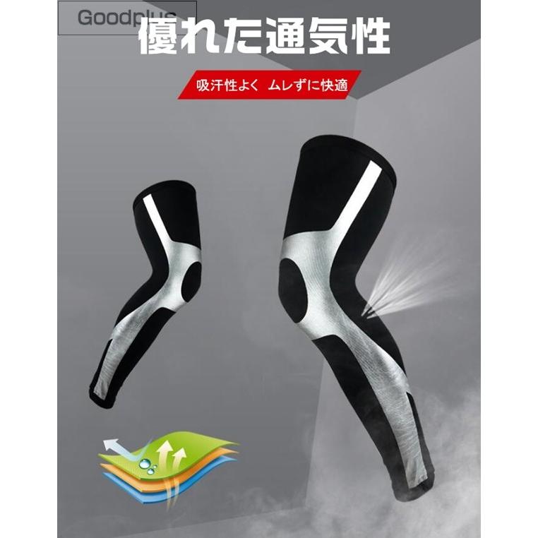 レッグカバー ひざ サポーター 加圧 膝サポーター 膝 ロング 5色 着圧 足 膝サポート 通気性 吸汗 滑り止め 保温 ランニング 代引不可 |  | 03