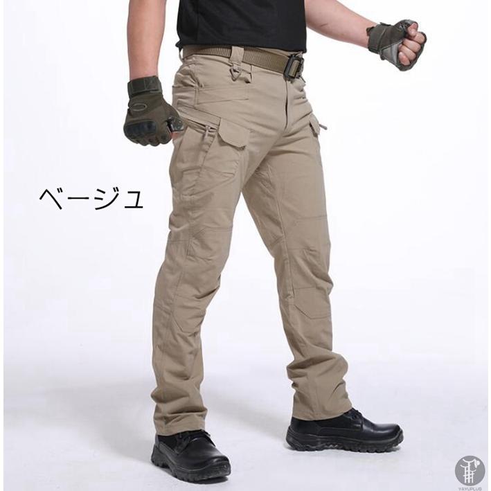 カーゴパンツ メンズ ボトムス ワークパンツ 作業ズボン 多機能 長ズボン 無地 通勤 ファッション |  | 01