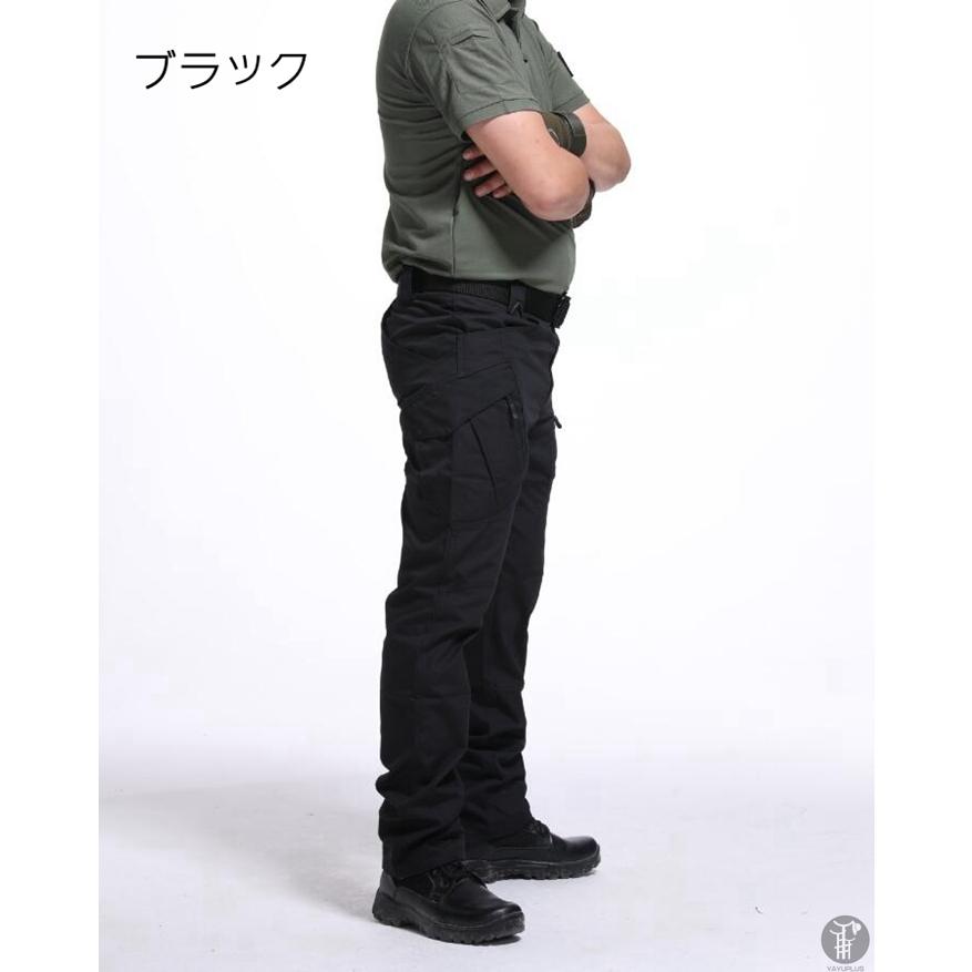 カーゴパンツ メンズ ボトムス ワークパンツ 作業ズボン 多機能 長ズボン 無地 通勤 ファッション |  | 07