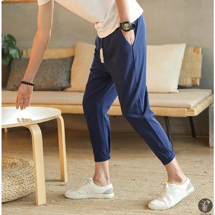テーパードパンツ メンズ ジョガーパンツ カジュアル ロングパンツ 九分丈 ボトムス ウエストゴム 脚長効果 代引不可 |  | 16