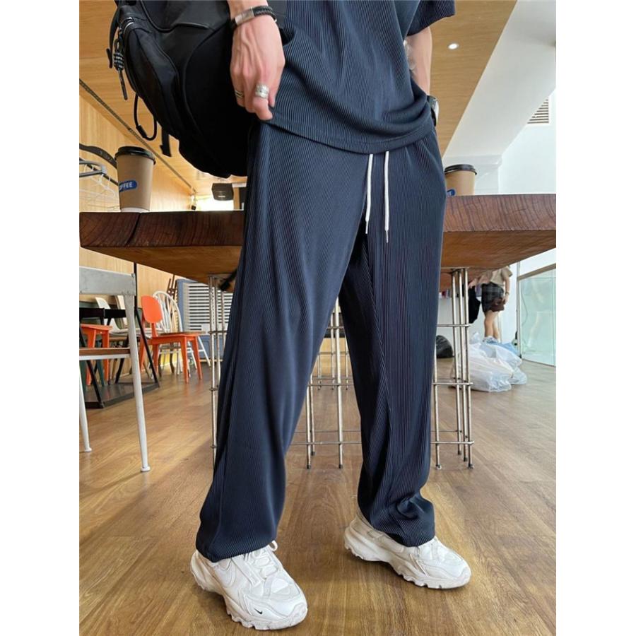 メンズセットアップ夏 半袖 メンズルームウェア半袖 韓国風セットアップ トップス 部屋着 ジップアップ アウター 超大きいサイズ |  | 06