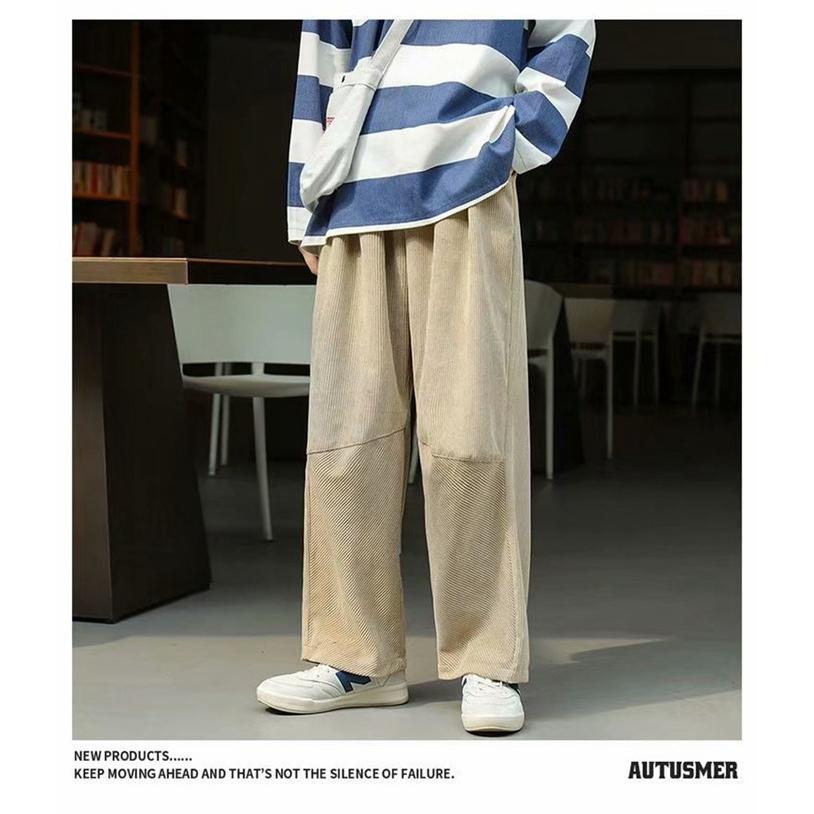 ワイドパンツ コーデュロイ メンズ ワークパンツ イージーパンツ