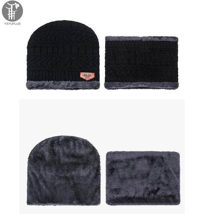 ニット帽 即納 裏起毛 スヌード付き ニットキャップメンズ 男女兼用 帽子 秋冬 送料無料 |  | 11