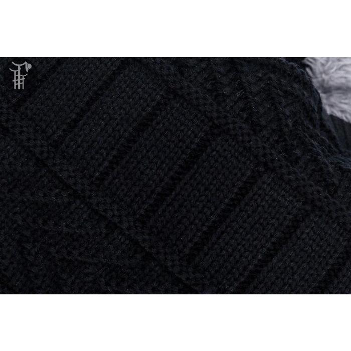 ニット帽 即納 裏起毛 スヌード付き ニットキャップメンズ 男女兼用 帽子 秋冬 送料無料 |  | 12