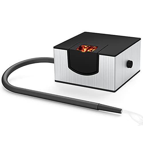 超美品の Wancle 燻製器 スモーキングガン 食用燻製器 ポータブル 蓋 シルバー ウッドチップは含まない 燻製機 自宅や屋外バーベキューなど