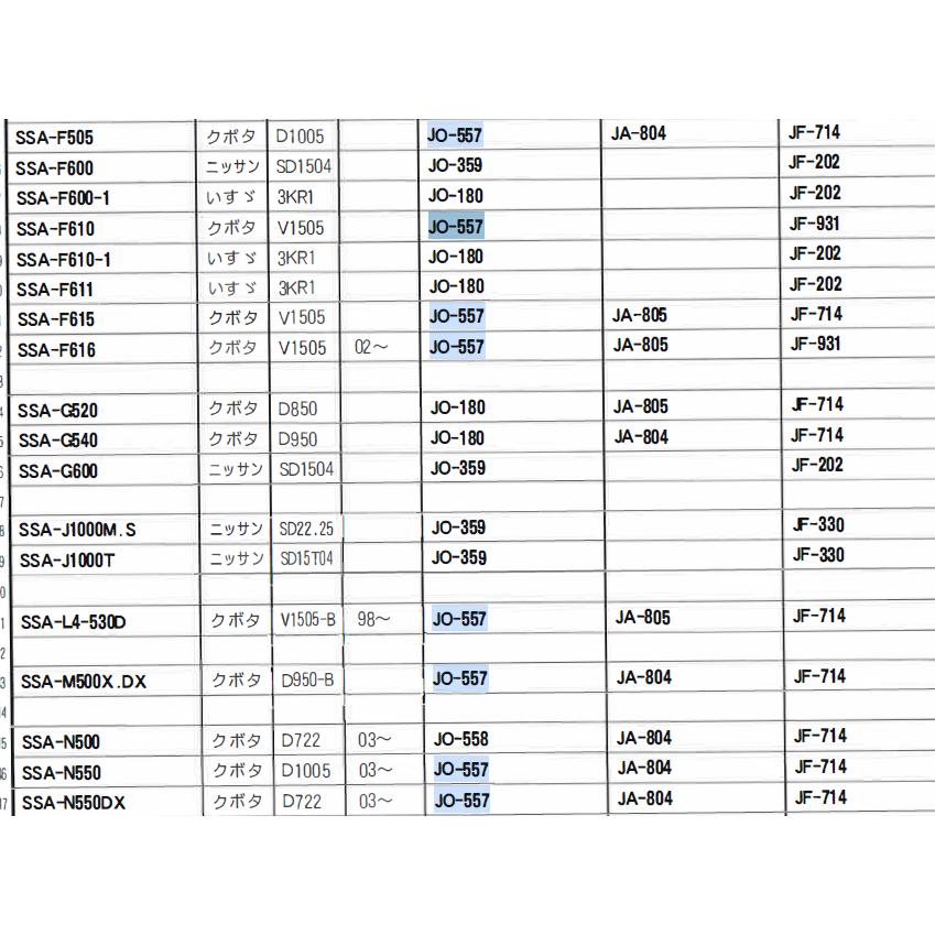 JO-557 丸山 スピードスプレイヤー SSA-F505 SSA-F610 SSA-F615 JO-557 丸山 スピードスプレイヤー SSA-F505 SSA-F610 SSA-F615