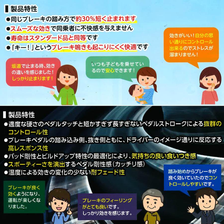 AKEBONO（アケボノ） 曙 ブレーキパッド K4 強化 効き重視 フロント