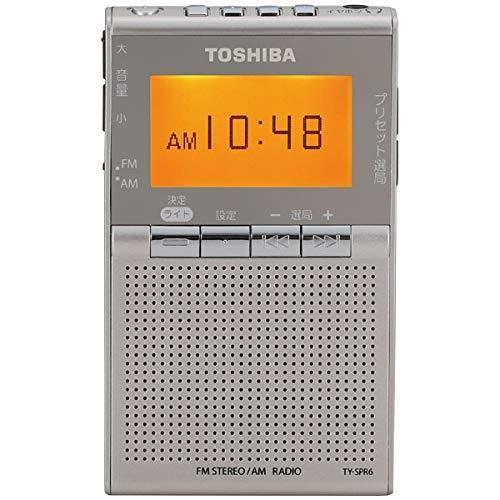 いいスタイル 東芝 ワイドFM/AMポケットラジオTOSHIBA TY-SPR6-N 送料無料 送料無料 ラジオチューナー