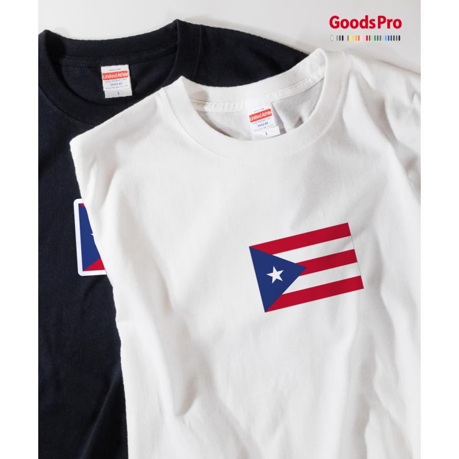 Tシャツ プエルトリコ自治連邦区 国旗 : のぼり旗 グッズプロ - 通販