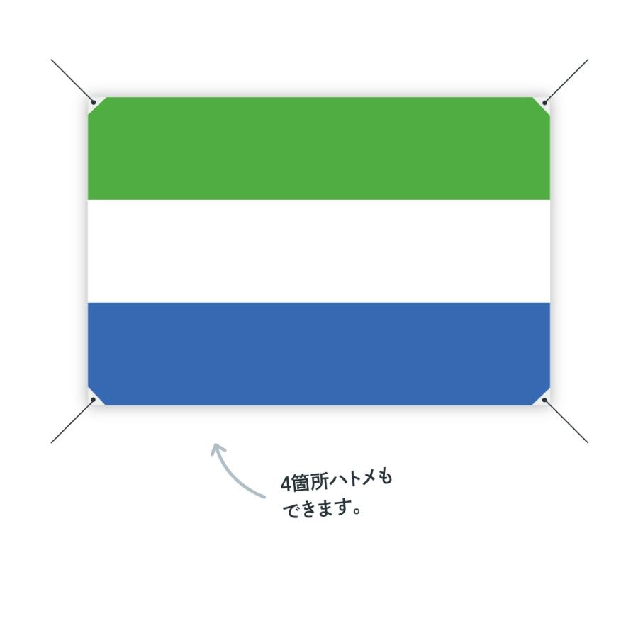 シエラレオネ共和国 国旗 W150cm H100cm｜goods-pro｜04