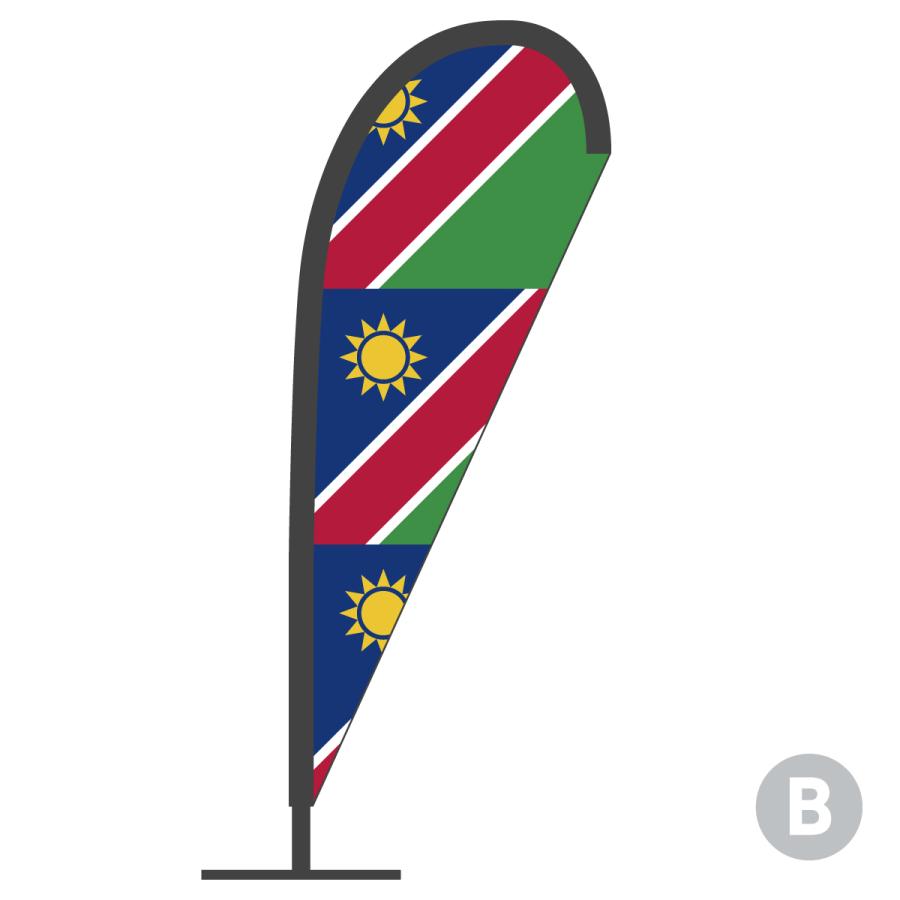 ナミビア共和国国旗 Pバナー 04u2 のぼり旗 グッズプロ 通販 Yahoo ショッピング
