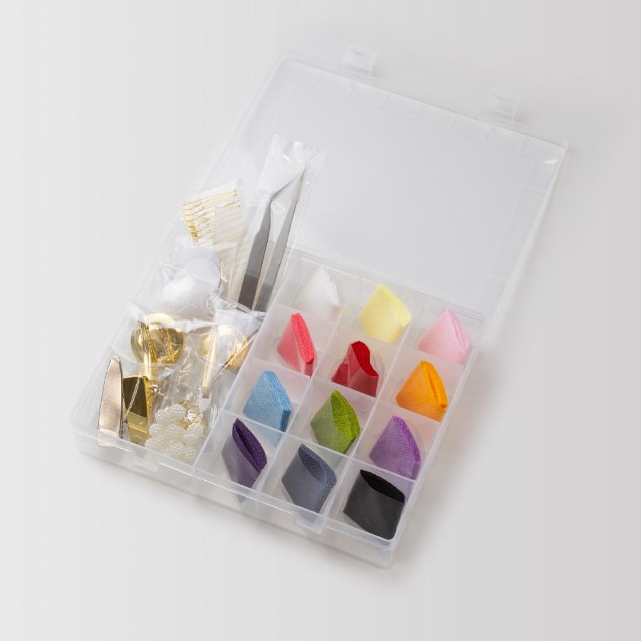 つまみ細工スターターキット ピンセット付 手芸キット : のぼり旗