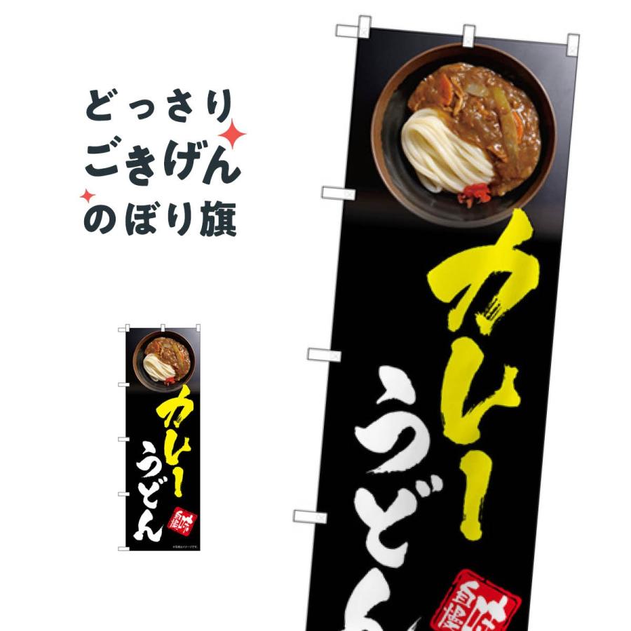 カレーうどん のぼり旗 SNB-5317｜goods-pro