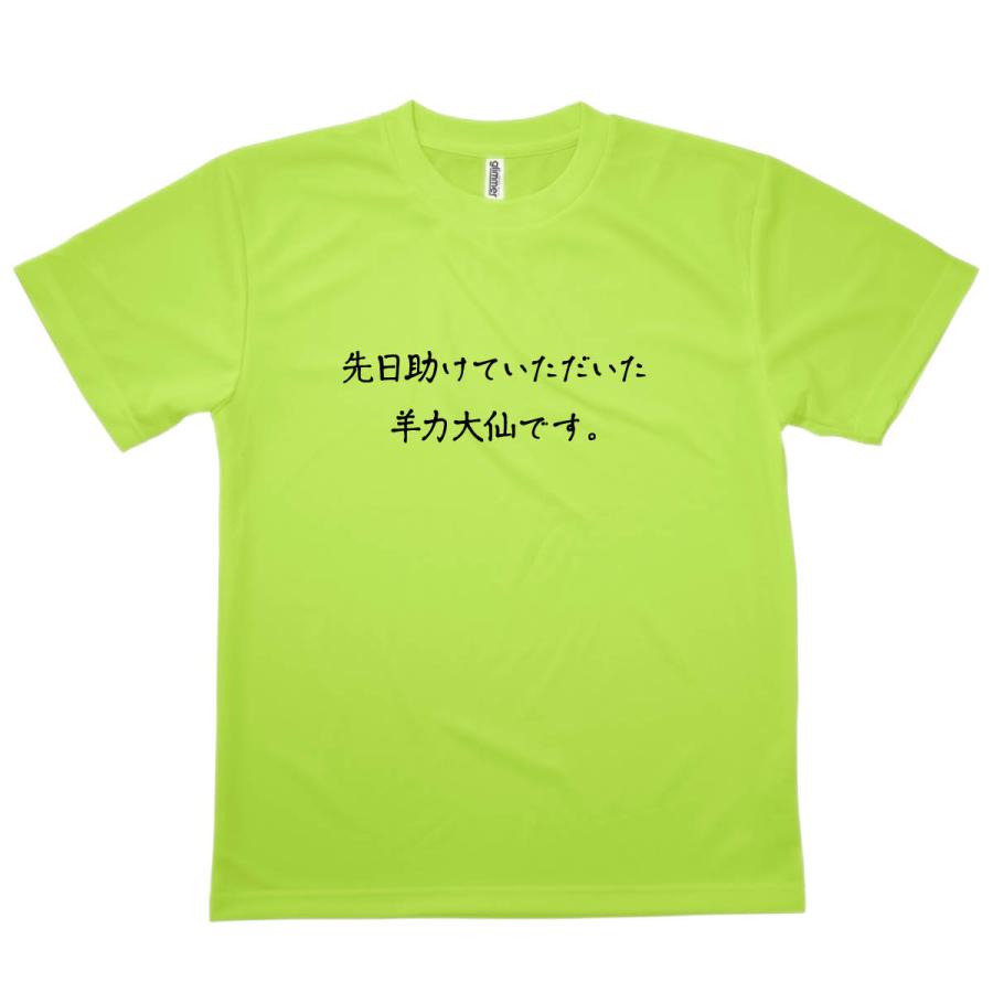 Tシャツ 羊力大仙です 恩返しTシャツ｜goods-pro｜07