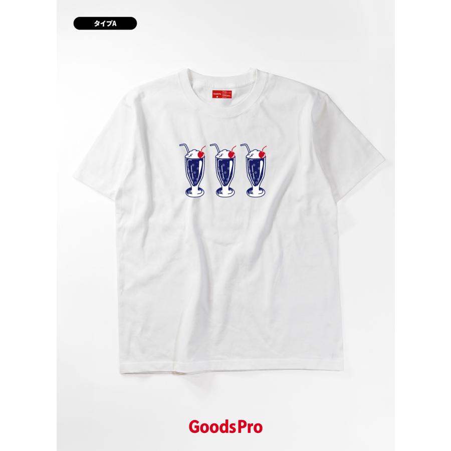Tシャツ クリームソーダ メロンソーダ ジュース : のぼり旗 グッズプロ