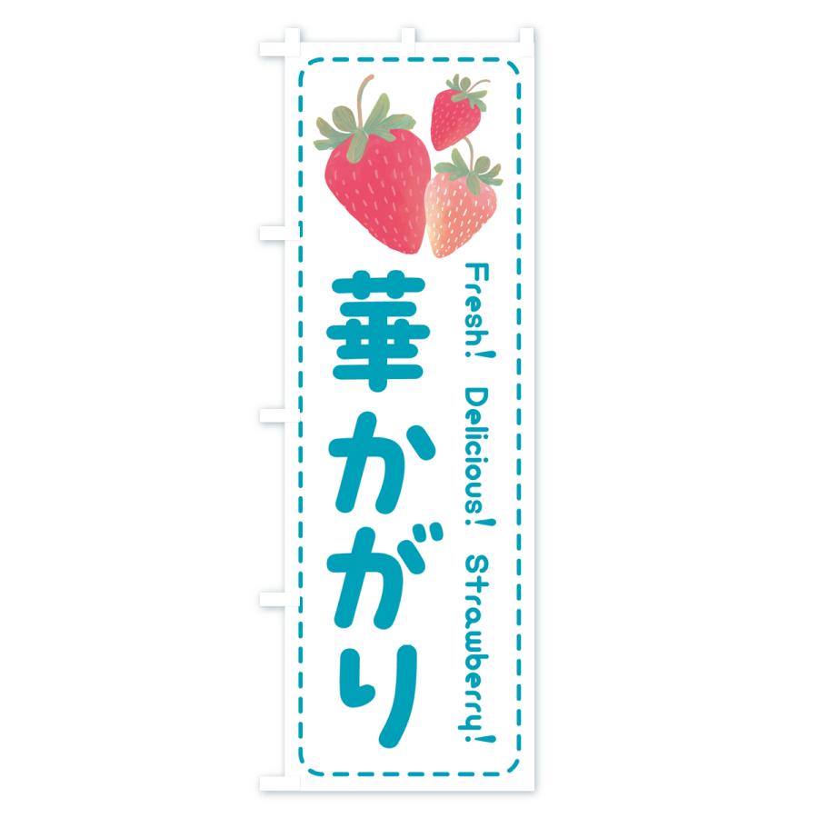 のぼり旗 華かがり・いちご・苺｜goods-pro｜04