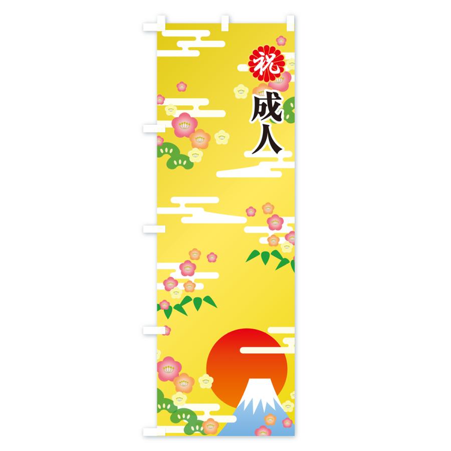 のぼり旗 成人式のぼり旗・祝成人・名前旗 : のぼり旗 グッズプロ