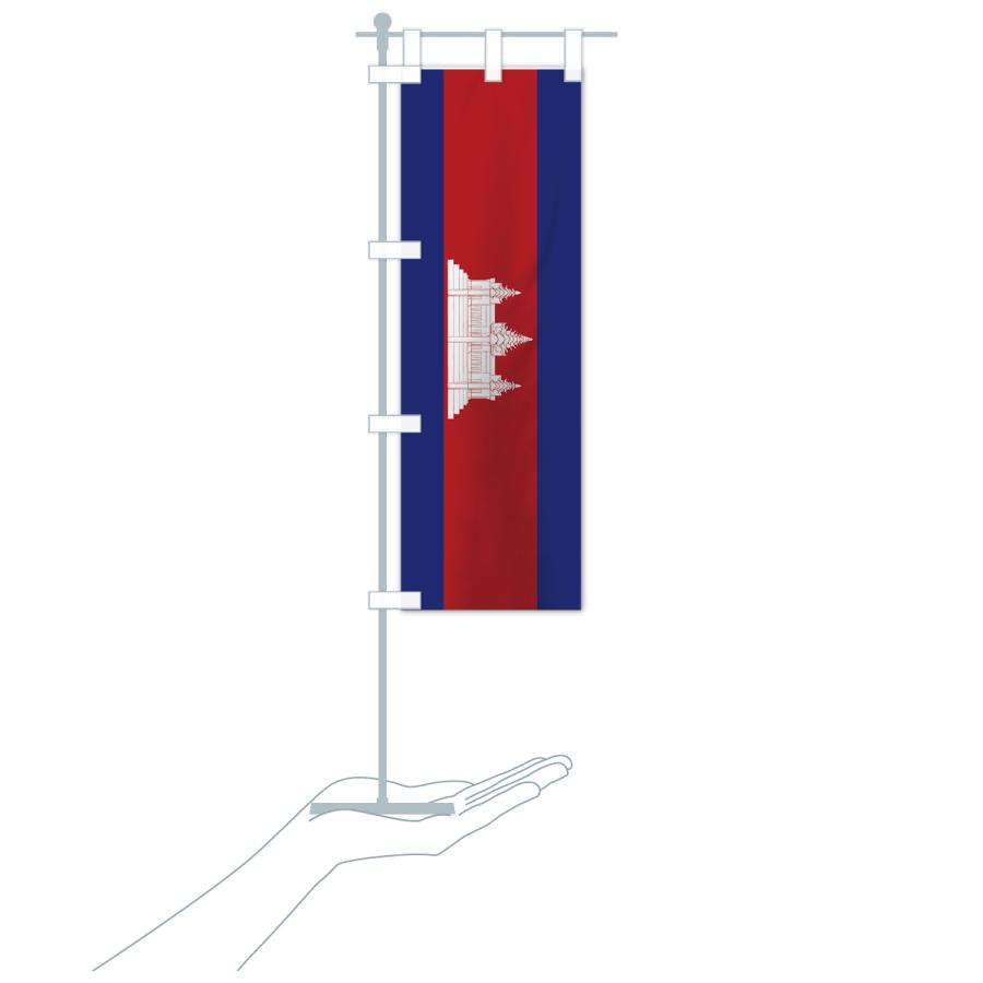 のぼり旗 カンボジア王国国旗 |  | 17