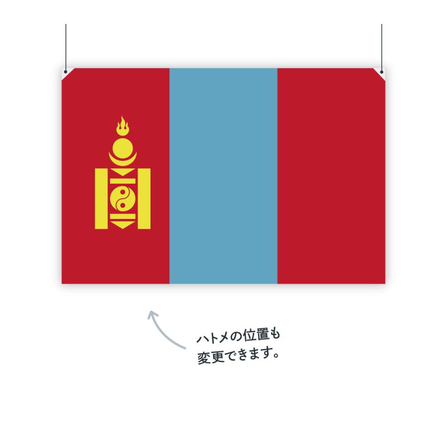 モンゴル国 国旗 W75cm H50cm｜goods-pro｜03