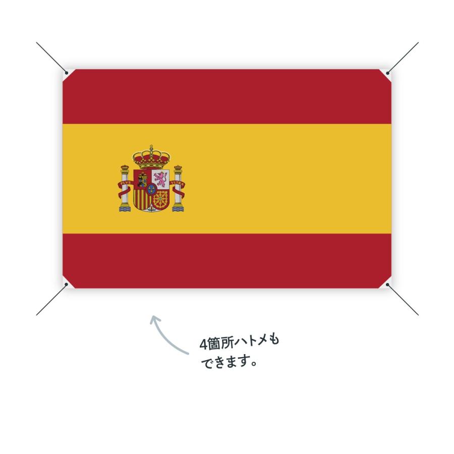 スペイン王国 国旗 W75cm H50cm 7ct3 のぼり旗 グッズプロ 通販 Yahoo ショッピング