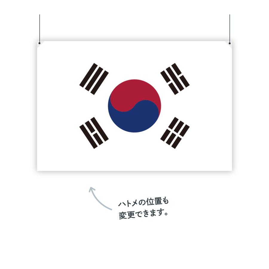 大韓民国 韓国 国旗 W75cm H50cm : のぼり旗 グッズプロ - 通販