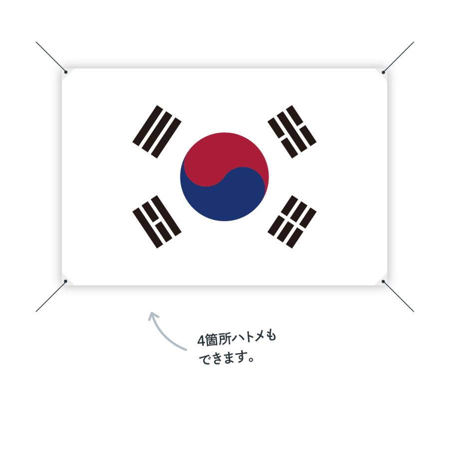 大韓民国 韓国 国旗 W75cm H50cm : のぼり旗 グッズプロ - 通販