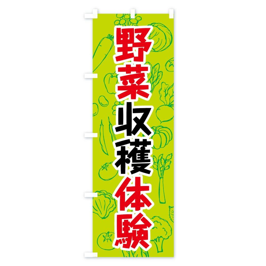 のぼり旗 野菜収穫体験｜goods-pro｜02
