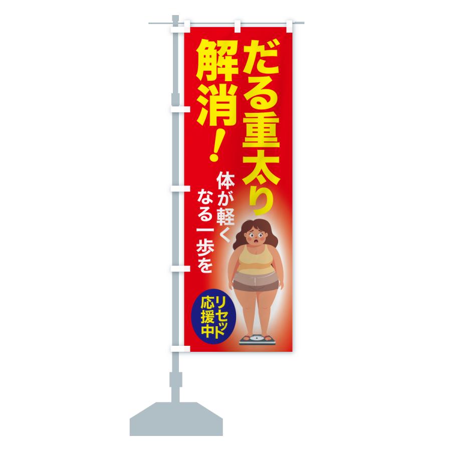 のぼり旗 だる重太り解消・食べ過ぎ・体重増加・体重リセット |  | 14