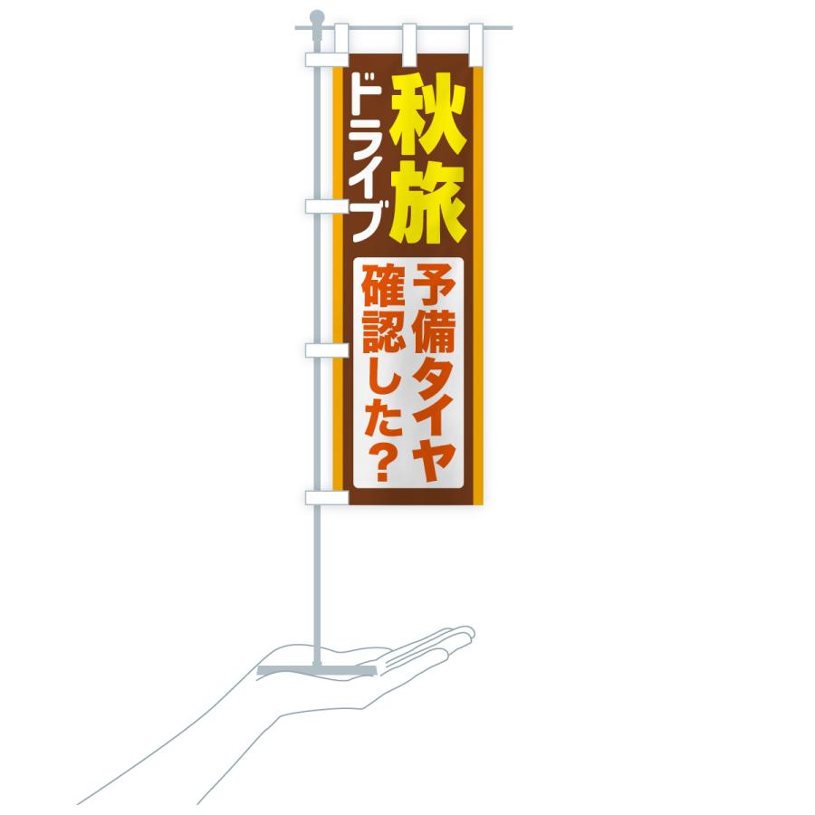 のぼり旗 秋旅ドライブ・愛車点検・予備タイヤ |  | 19