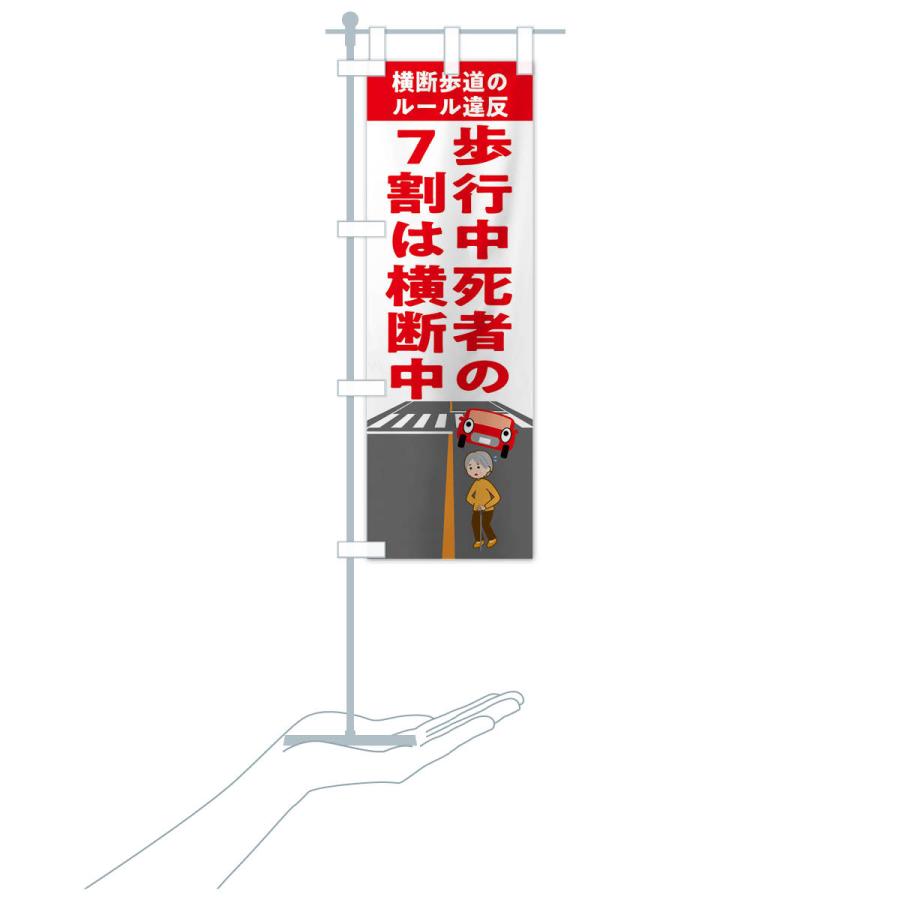 のぼり旗 横断禁止・わたるな・標識 |  | 18