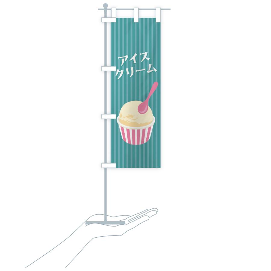 のぼり旗 アイスクリーム・レトロ : のぼり旗 グッズプロ - 通販
