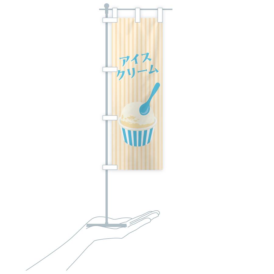 のぼり旗 アイスクリーム・レトロ : のぼり旗 グッズプロ - 通販