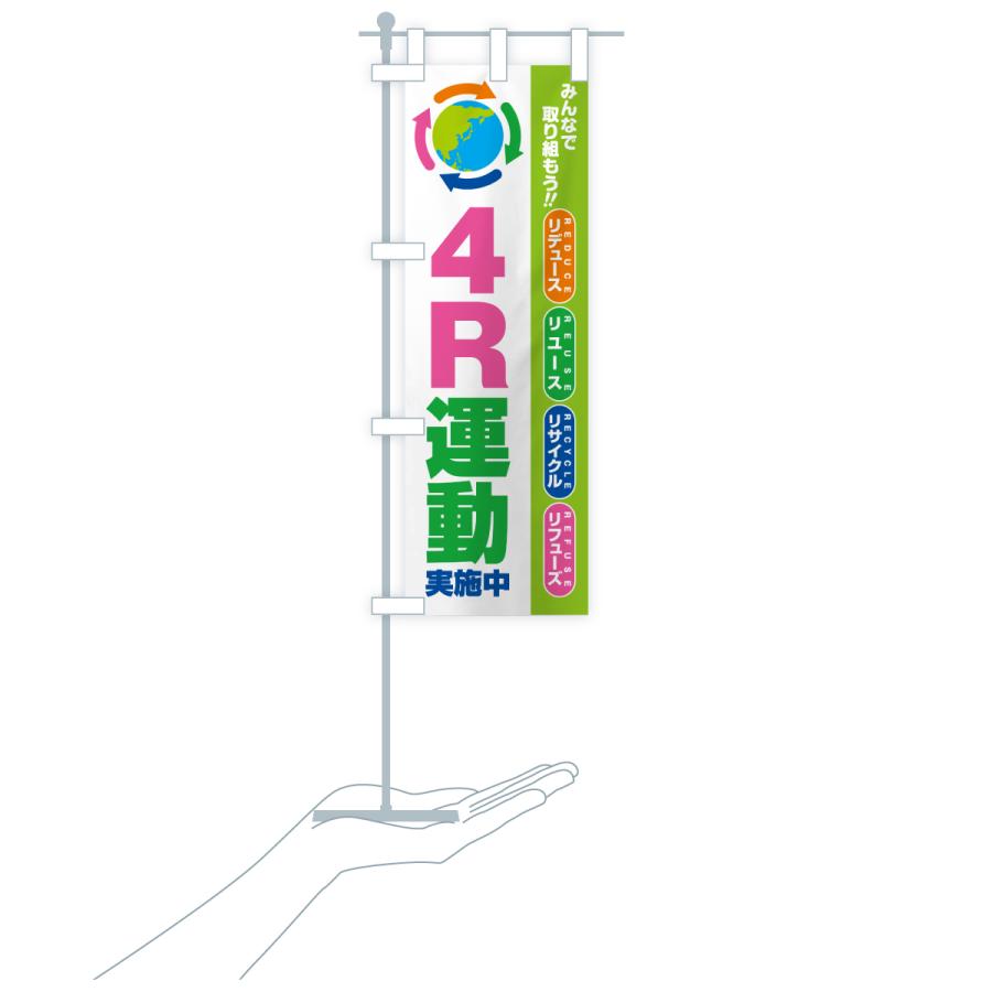 のぼり旗 4R運動実施中・フォーアール |  | 20