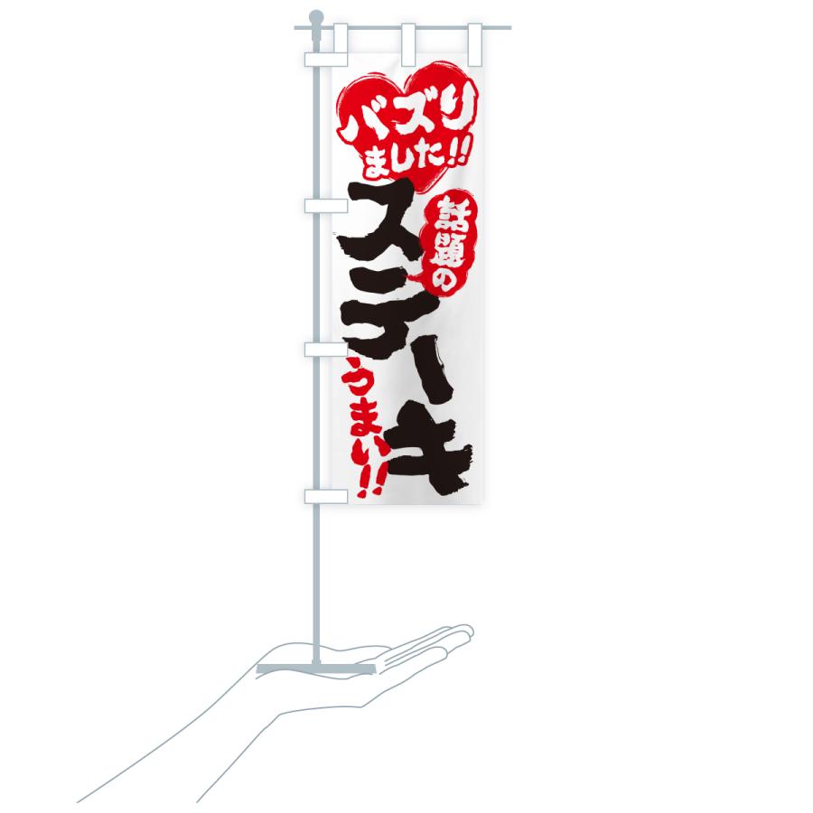 のぼり旗 話題のステーキ・バズりました |  | 19