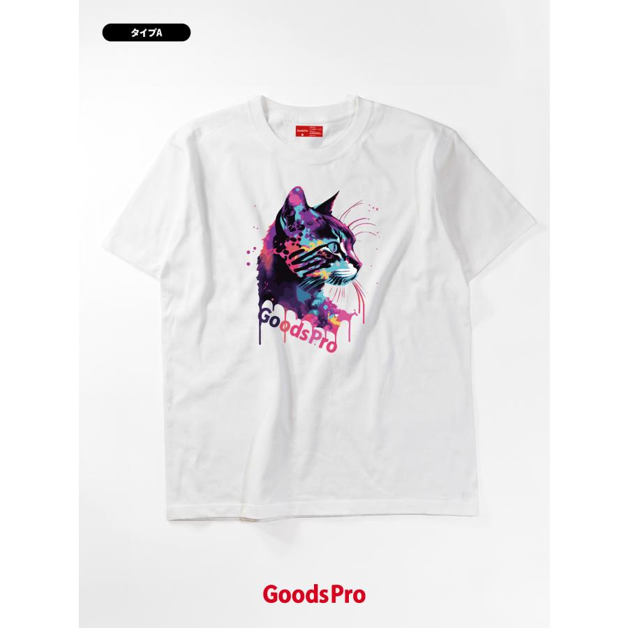 Tシャツ ペイントアート 猫 : のぼり旗 グッズプロ - 通販 - Yahoo