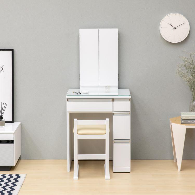 ドレッサー 三面鏡 おしゃれ 白 一生紀 ISSEIKI 一生紀