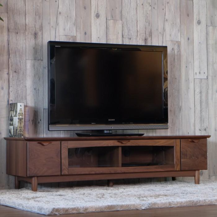高評価のクリスマスプレゼント テレビ台 ウォールナット材を使用したテレビボード おしゃれ 完成品 150 収納 ローボード テレビ台 キャビネット