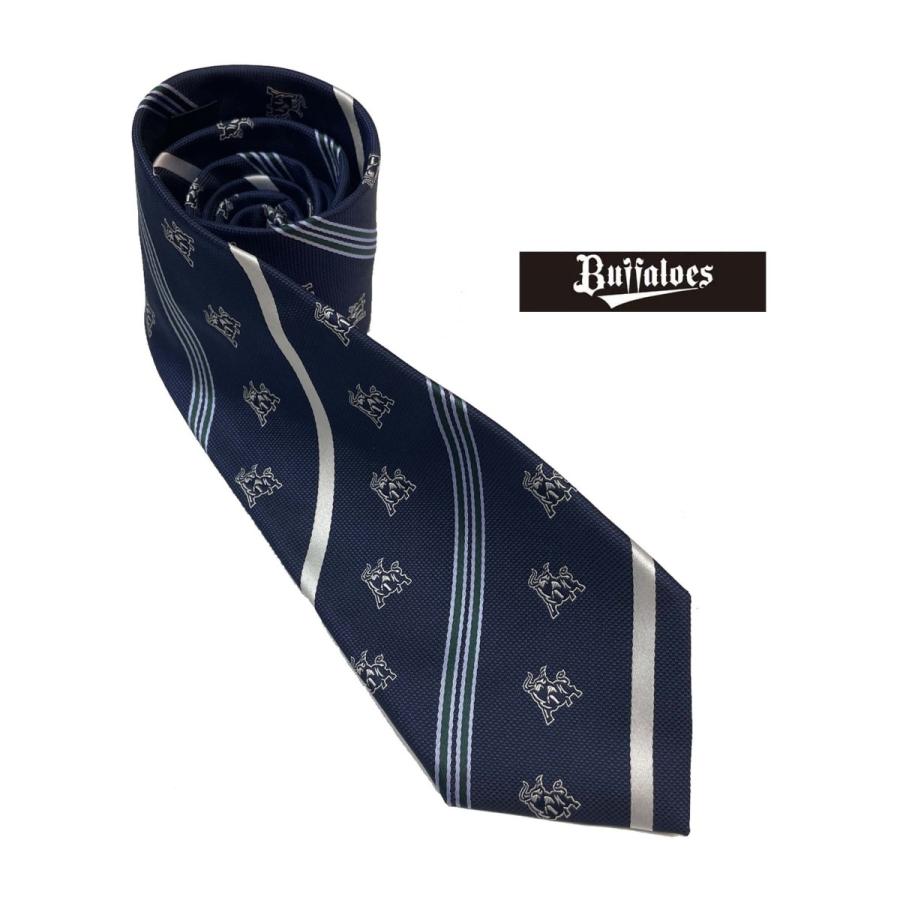 プロ野球球団ネクタイ オリックスバファローズ ジャガード織ネクタイ