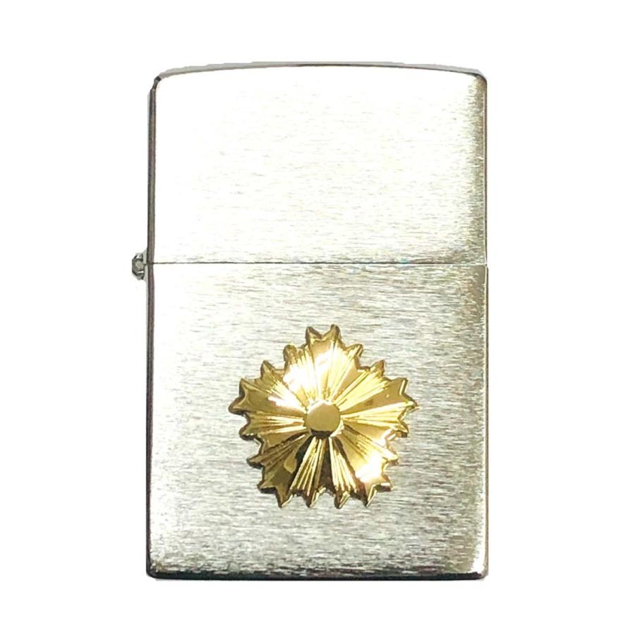 警察 雑貨ZIPPOジッポライター ブラッシュクローム仕上げ◇映画舞台